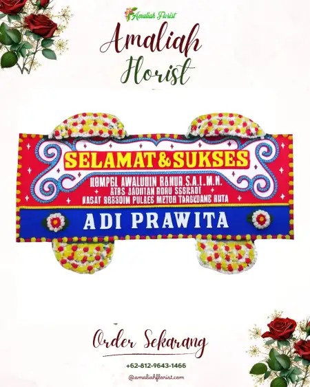 Papan Bunga Ucapan Selamat Nanjung Wangi